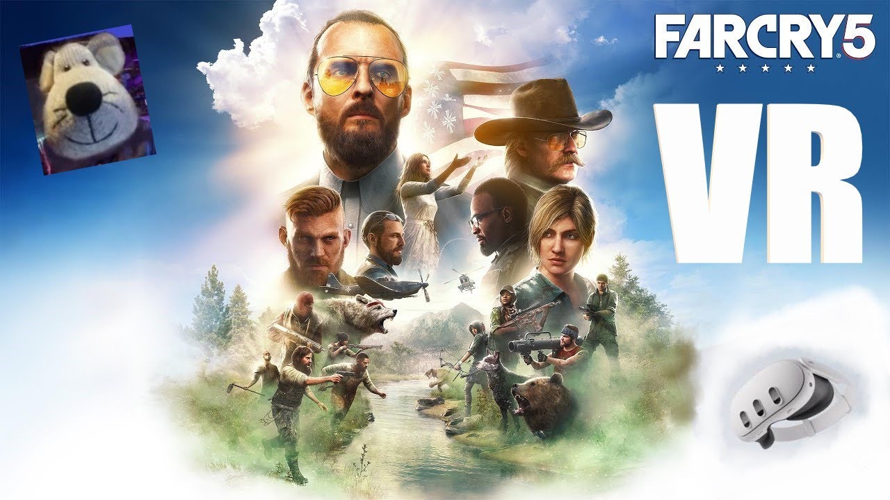 FARCRY 5 В VR. НАСТРОЙКА И ГЕЙМПЛЕЙ.
