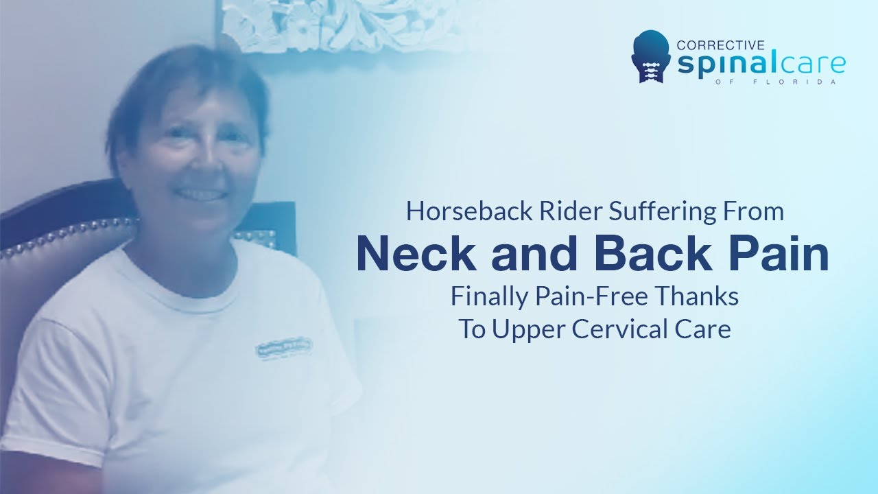 Horseback rider Suffering From Neck and Back Pain Finally Pain-Free Thanks To Upper Cervical Care
