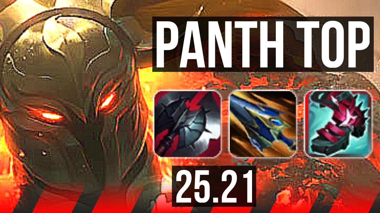 PANTHEON vs SETT (TOP) | 6 solo kills, Godlike, 12/4/11 | EUW Master | 25.21
