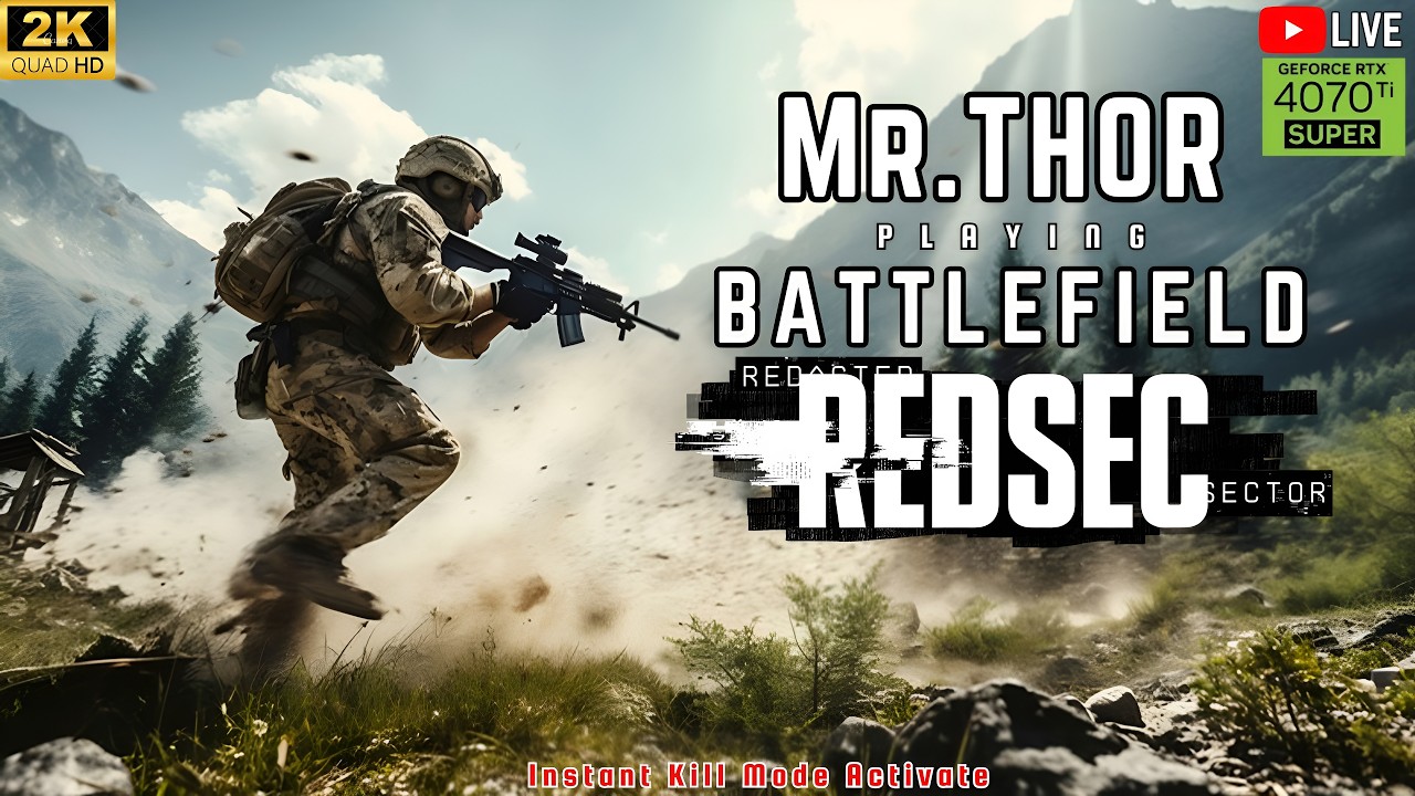 “LIVE🔴Battlefield 6 REDSEC - SEASON 2 !!! | 2K Graphics | Mr.THOR is LIVE #battlefield6 #battlefield