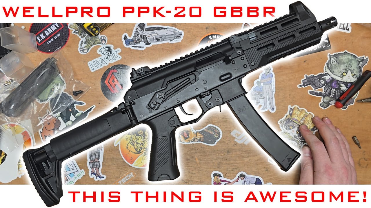 WTF is WellPro PPK-20 GBBR Airsoft SMG WE06 GM - The PP19 of the Future?