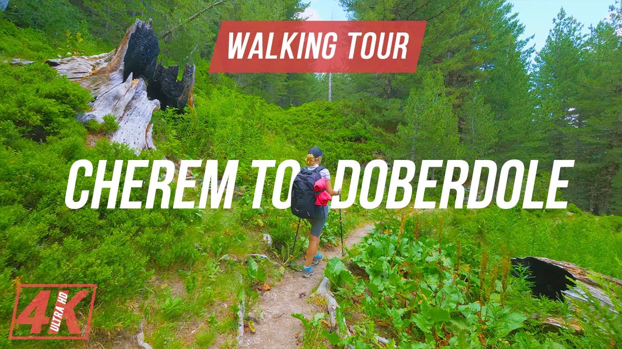 4K Cherem to Doberdole Walking Tour, Albania - Virtual Hike for Indoor Exercise with Nature Sounds