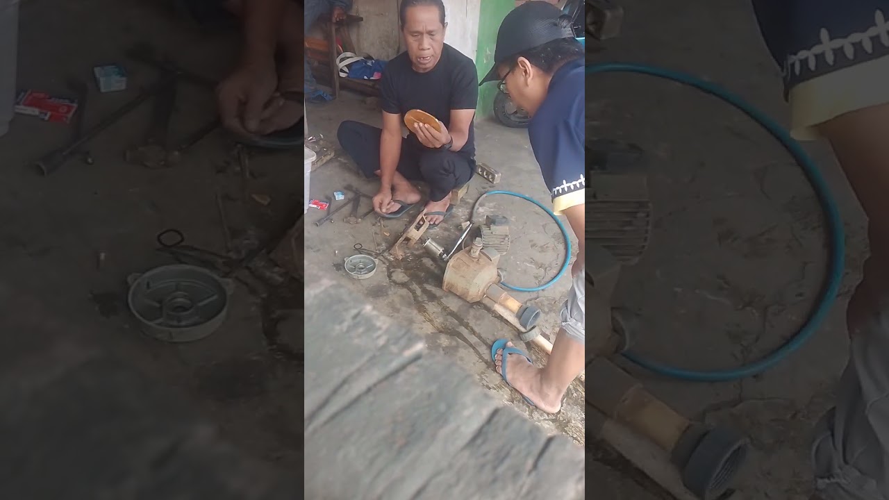 MESIN JETPUMP SUARA KASAR GA KELUAR AIR!!#mesin #subscribe #jetpump 