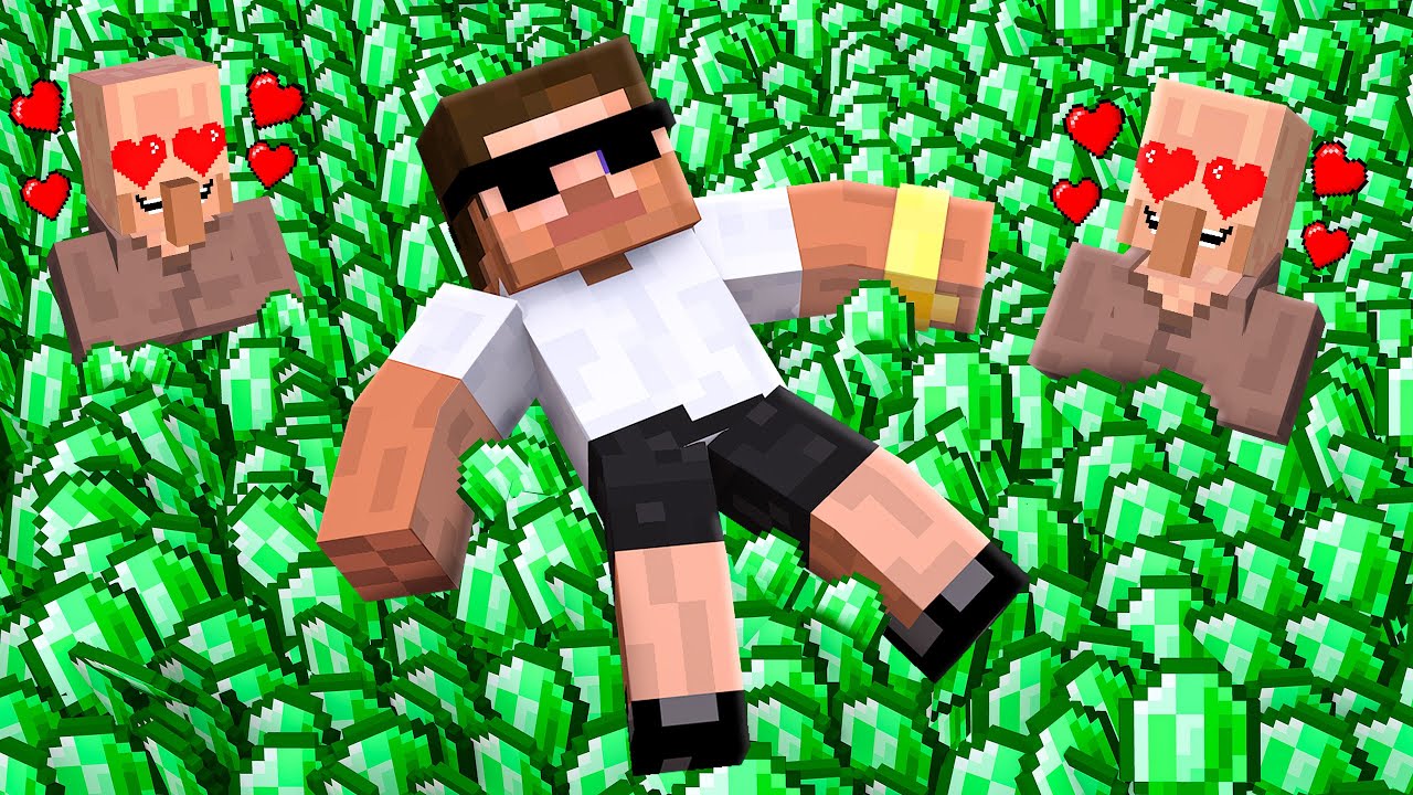 I Became Emerald Carry To Troll Villagers!