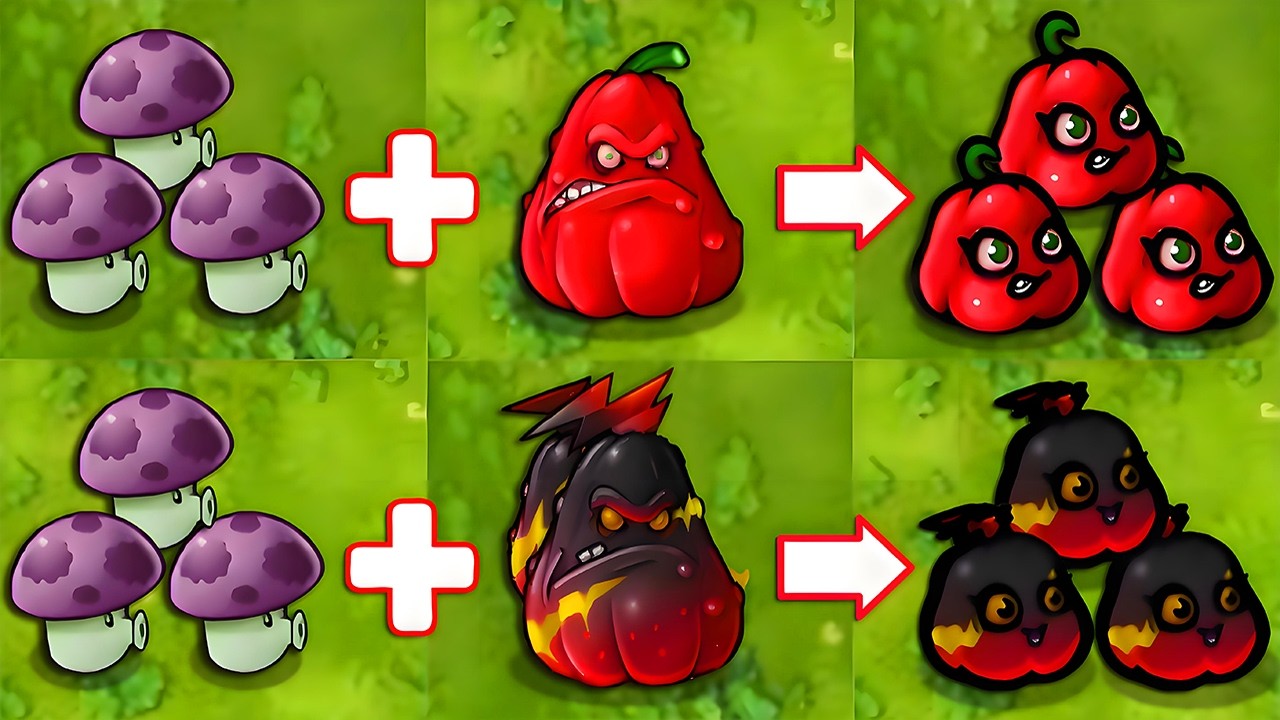 PVZ Fusion 3.5 New Plants & All Squash Plants Fusion Showcase!