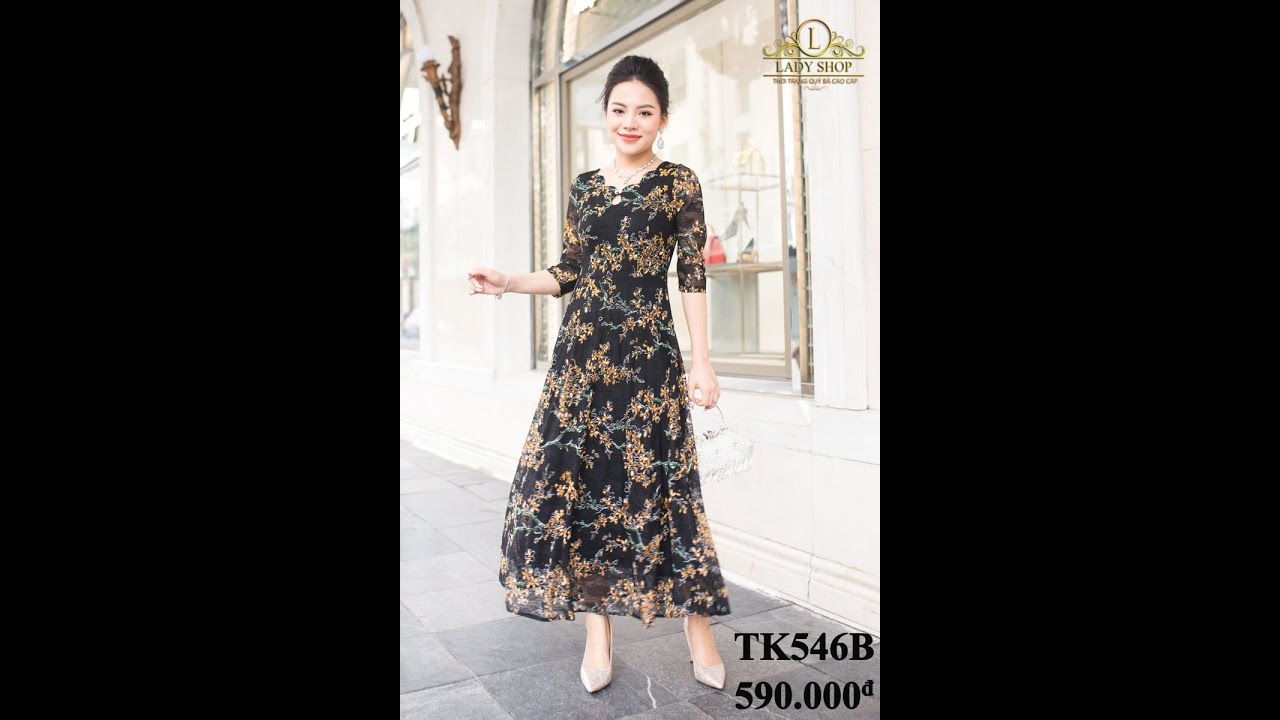 Váy - Đầm Thời Trang Trung Niên LadyShop TK546 - Gọi Ngay 0977.805.355