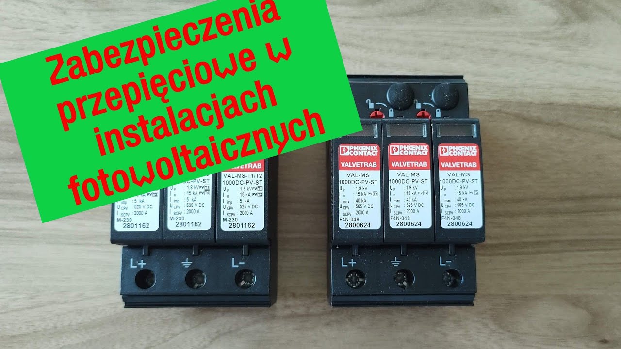 Zabezpieczenia przepięciowe w instalacjach fotowoltaicznych