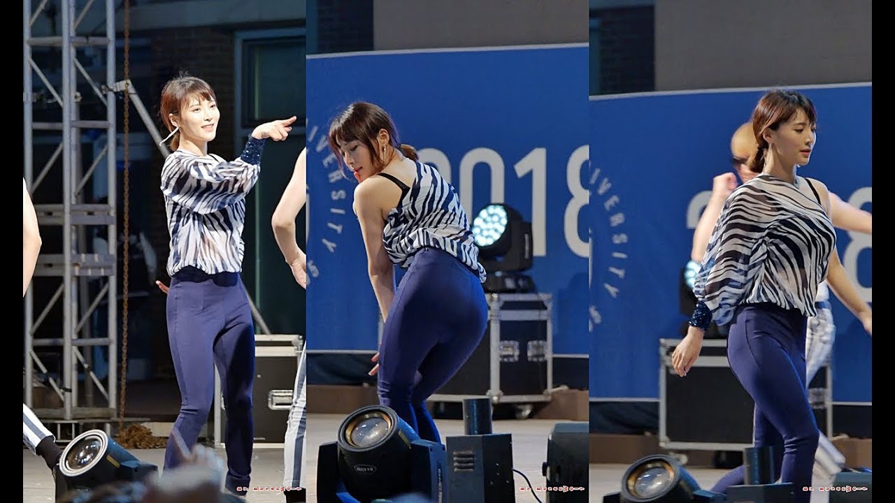 싸이 백댄서 직캠 (최혜진) GANGNAM STYLE (PSY's Dancer fancam 4K) 부산 경성대학교 대동제 [2018.05.10] by BusanWolf