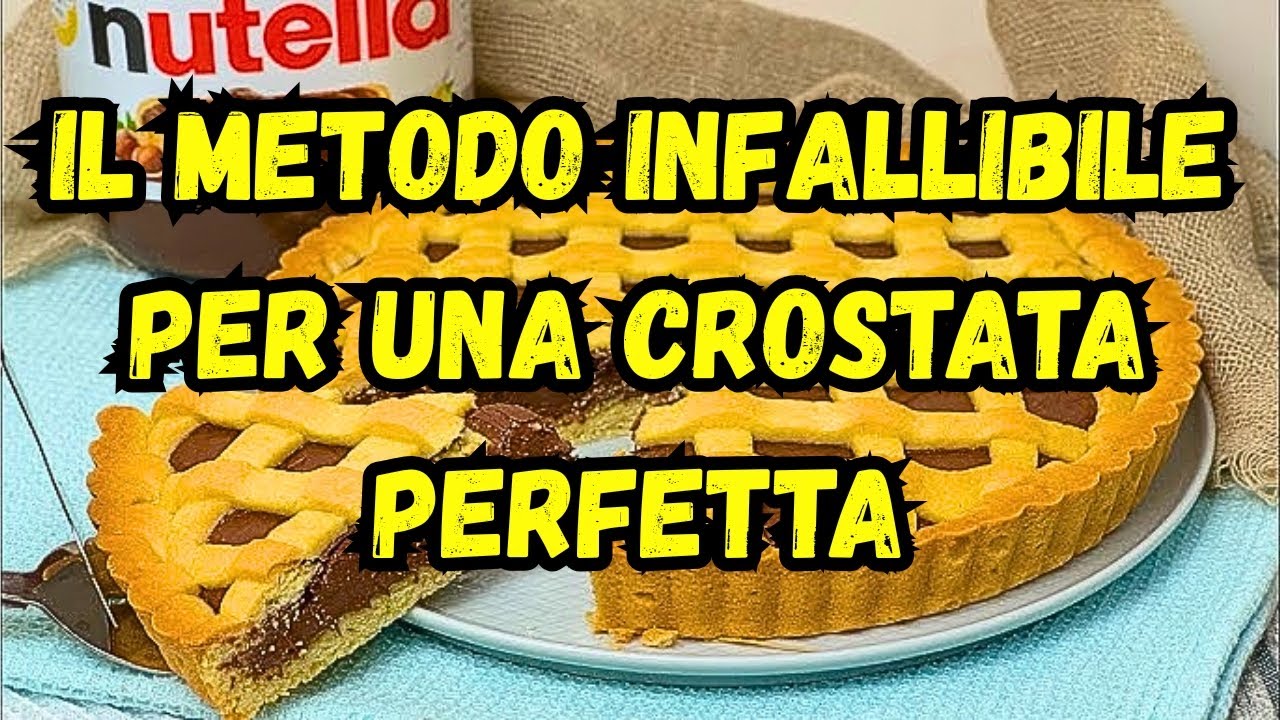 La crostata alla Nutella che resta morbida anche il giorno dopo