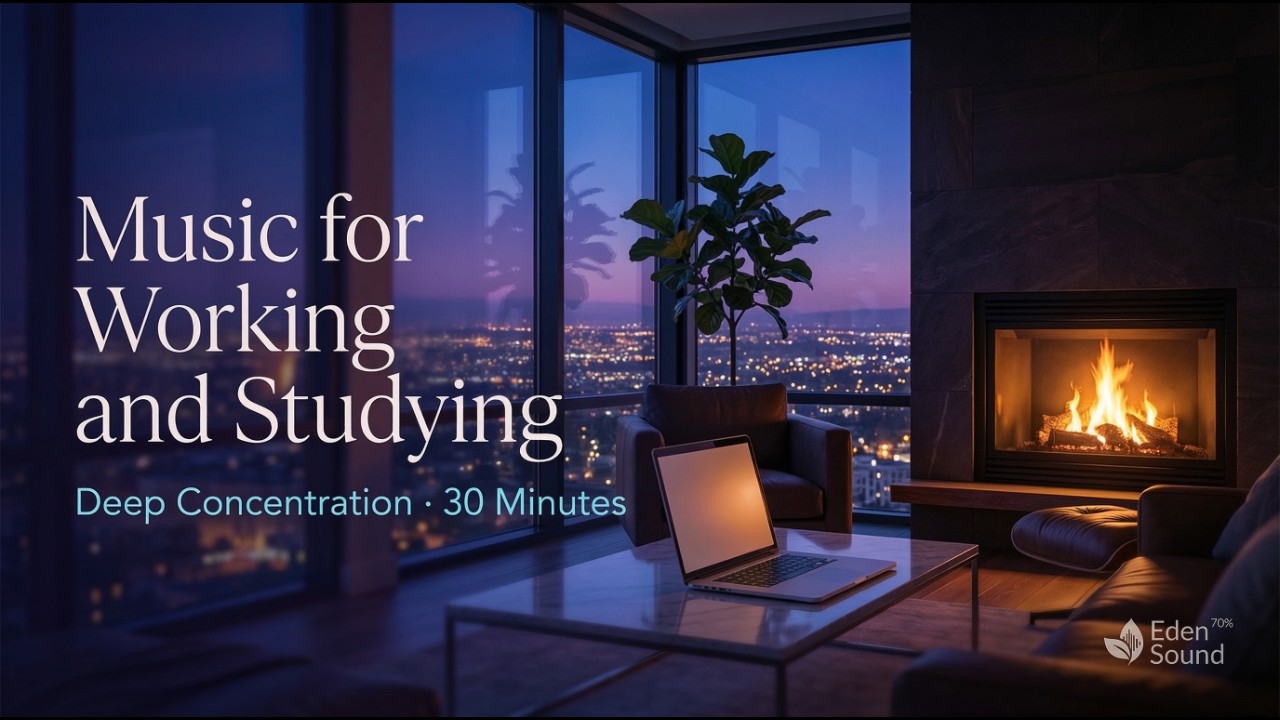 Música Relajante para Trabajar y Estudiar 🎧 Modo Enfoque Total | 30 Minutos Sin Interrupciones