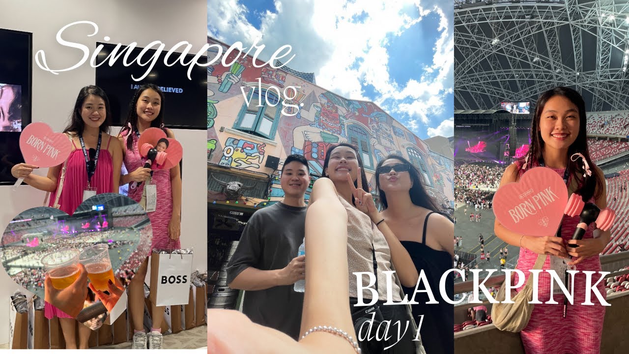 Singapore vlog | Blackpink concert, hotpot, Hvala CHIJMES