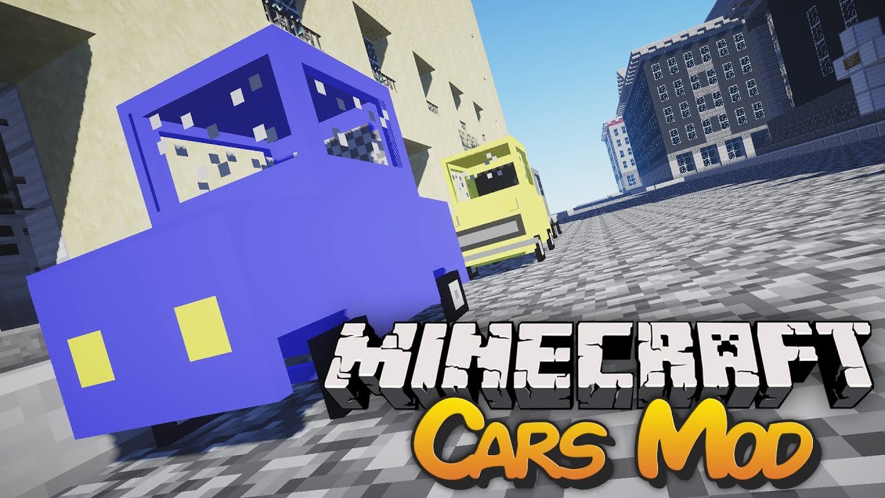 Cars in Minecraft! - Cars and Drives Mod Showcase