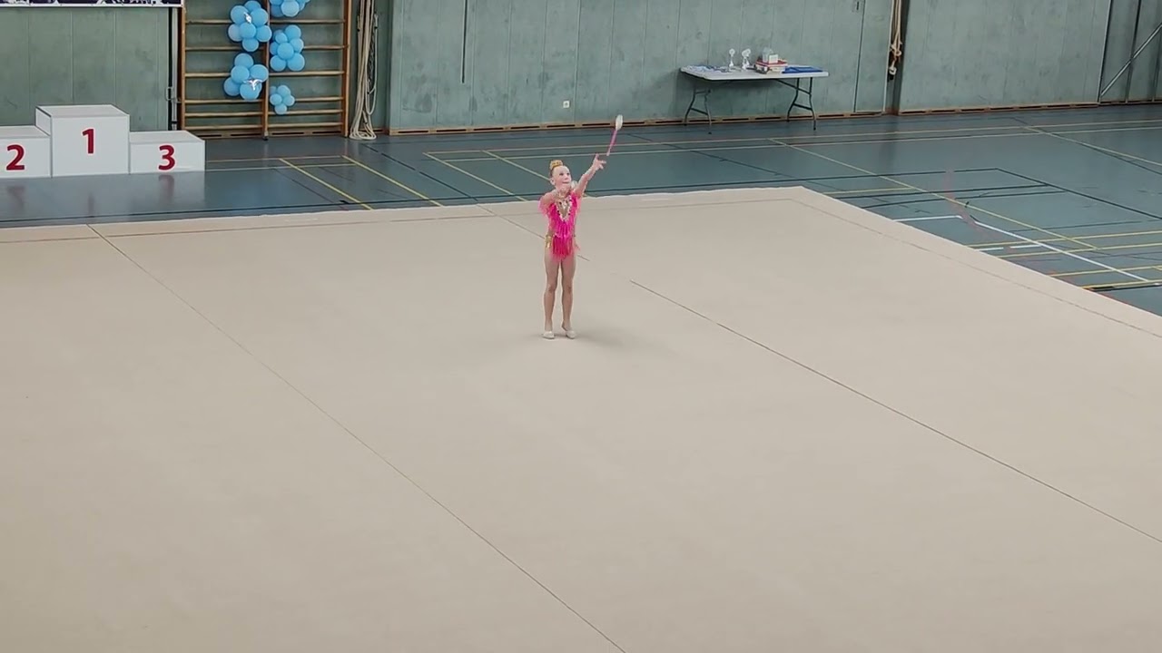Lia Bayerische Meisterschaft 2023 KLK9 Keulen RSG Rhythmische Sportgymnastik