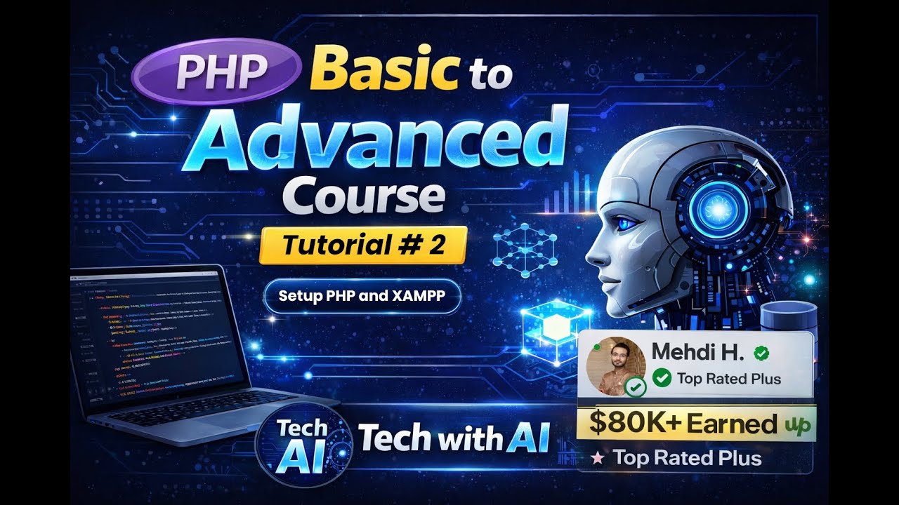 PHP Full Course (Basic to Advanced) | Episode #2 | Tech with AI