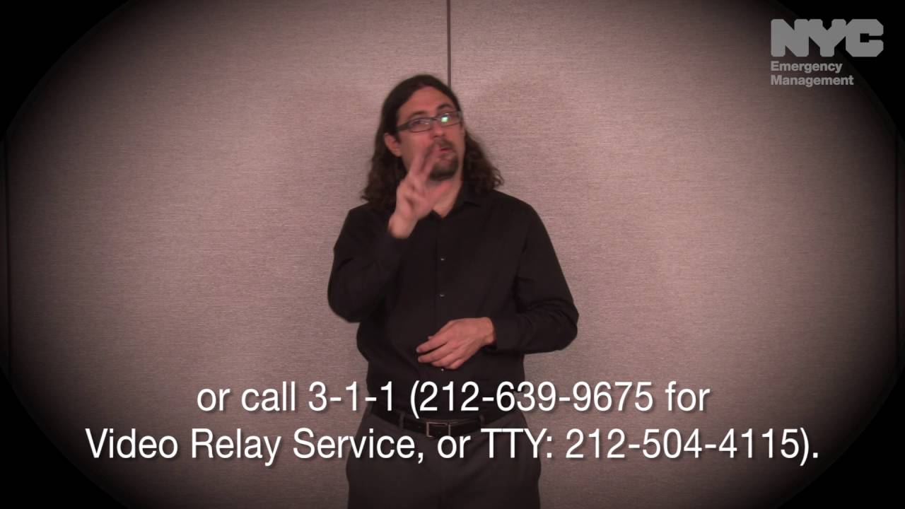 Notify NYC American Sign Language Message: AMBER Alert Cancellation