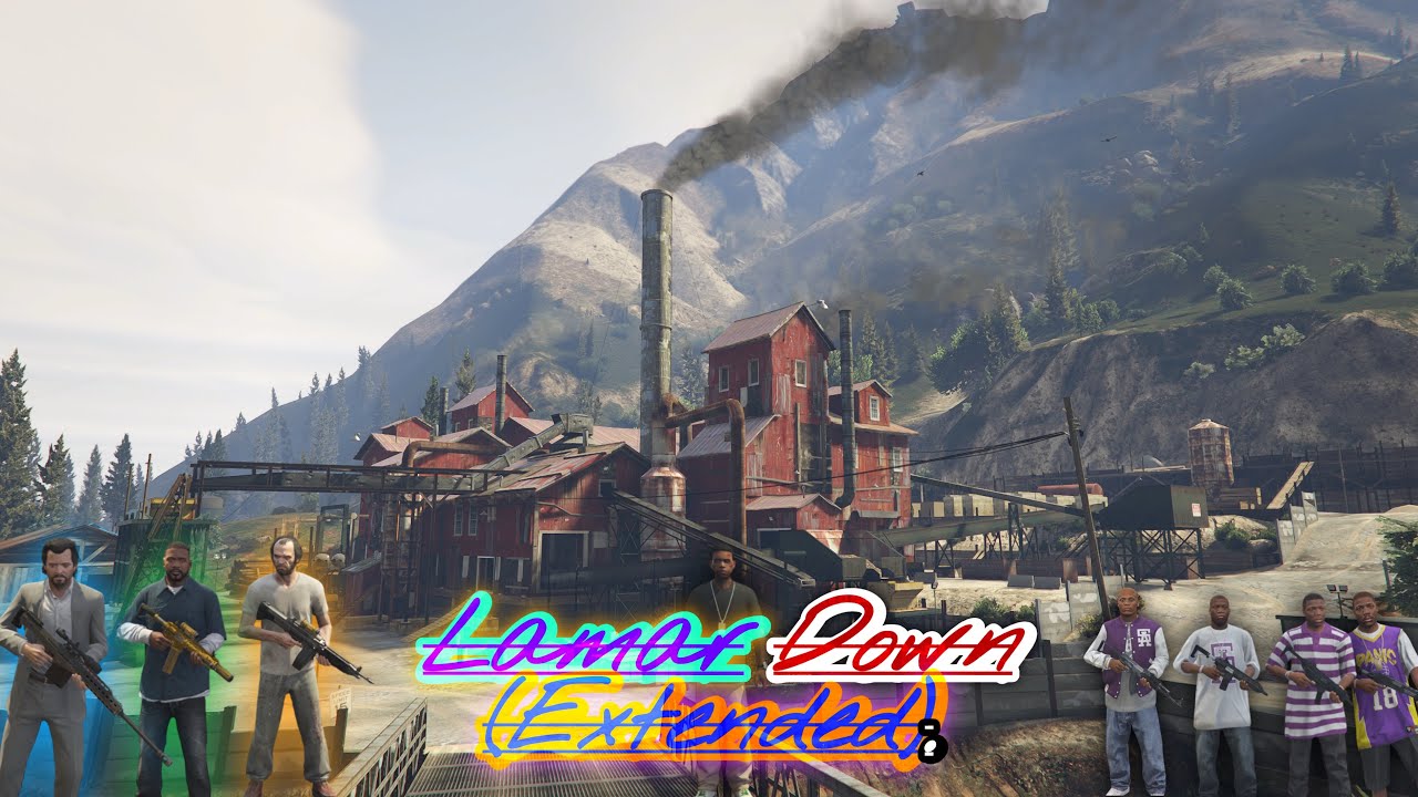 Grand Theft Auto-V-5(GTA-V-5)(Lamar Down)Mission-Theme(Extended-Version)Custom-Mix.