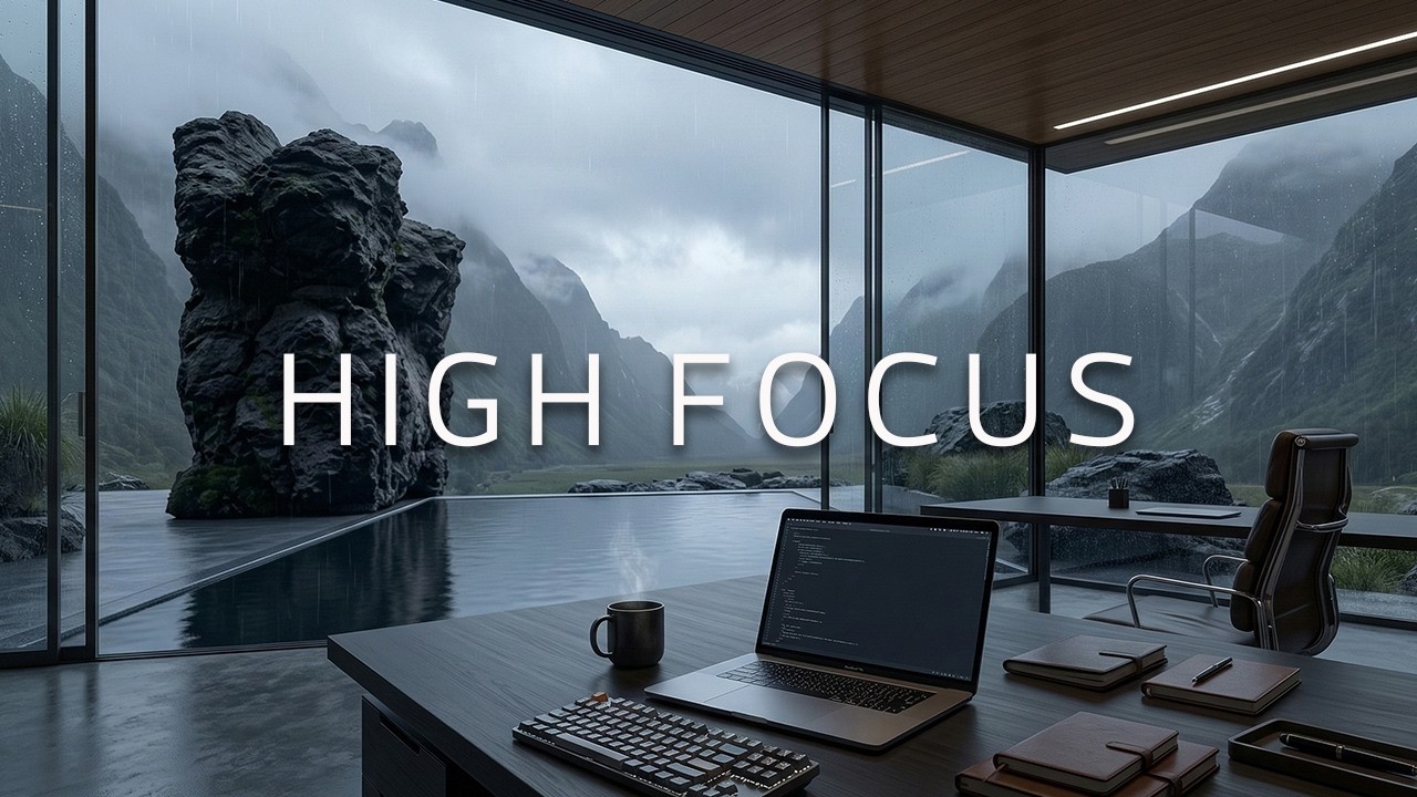 HIGH FOCUS 🌊 Enter the Flow State: Dark Ambient Beats for Coding & Deep Work