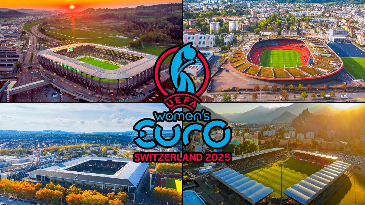Euro Women’s 2025 Switzerland Stadiums