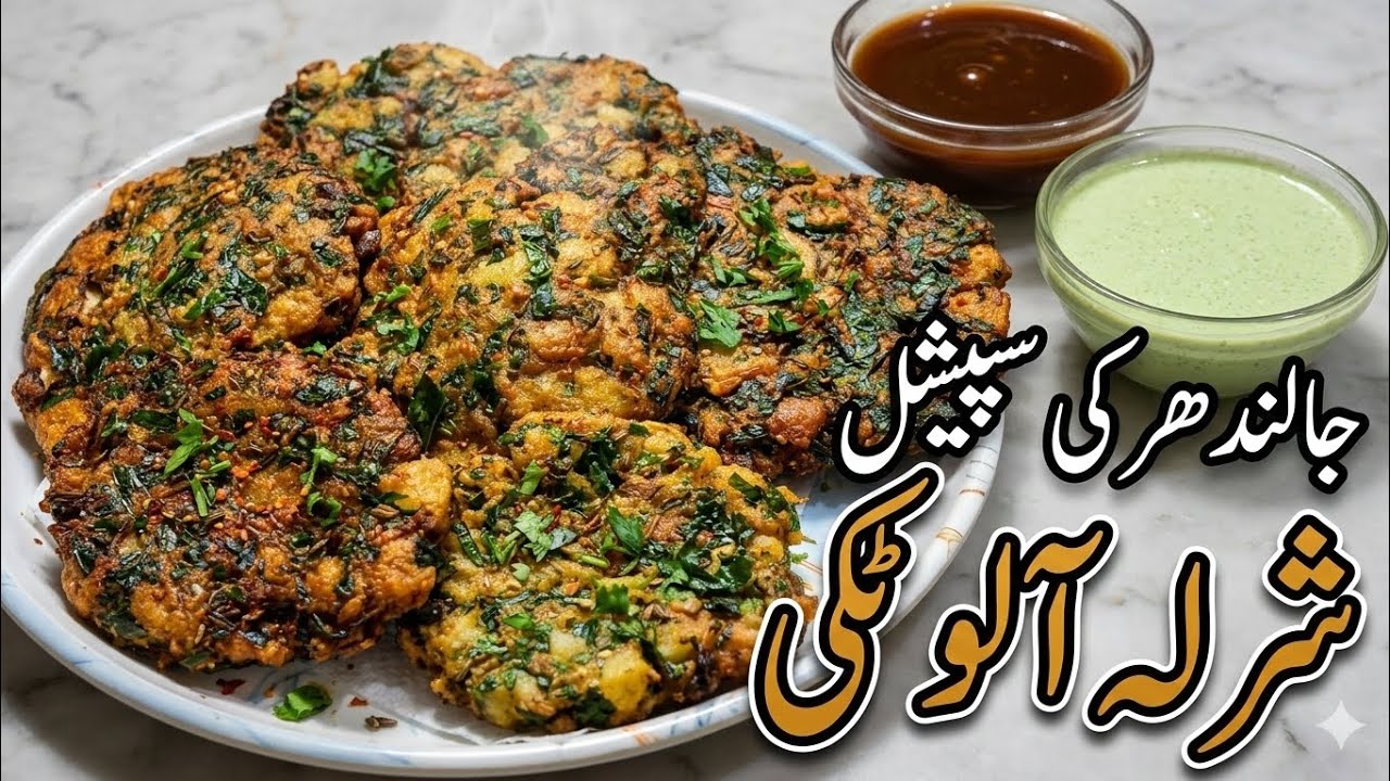 Sharley Aloo Tikki Recipe | Punjab famous street food SHARLEY ALOO | Ramadan Special Potato snacks 