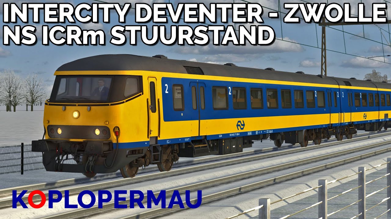 Вышел ChrisTrains ICRm! Дополнительное видео Train Simulator: поездка из Девентера в Зволле по за...