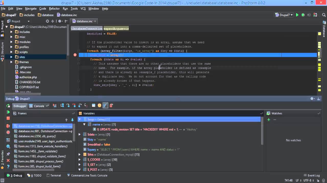 Drupal 7: Drupalgeddon Exploit