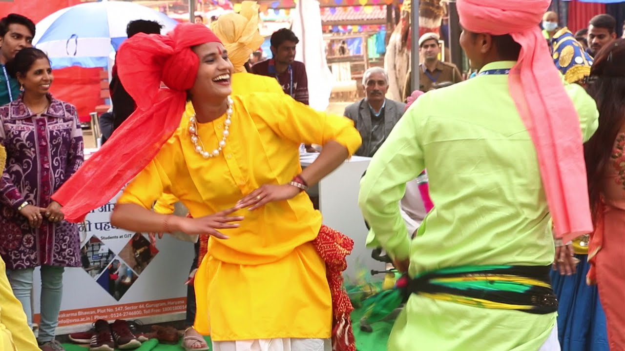 Awesome Haryanvi folk dance at Surajkund mela