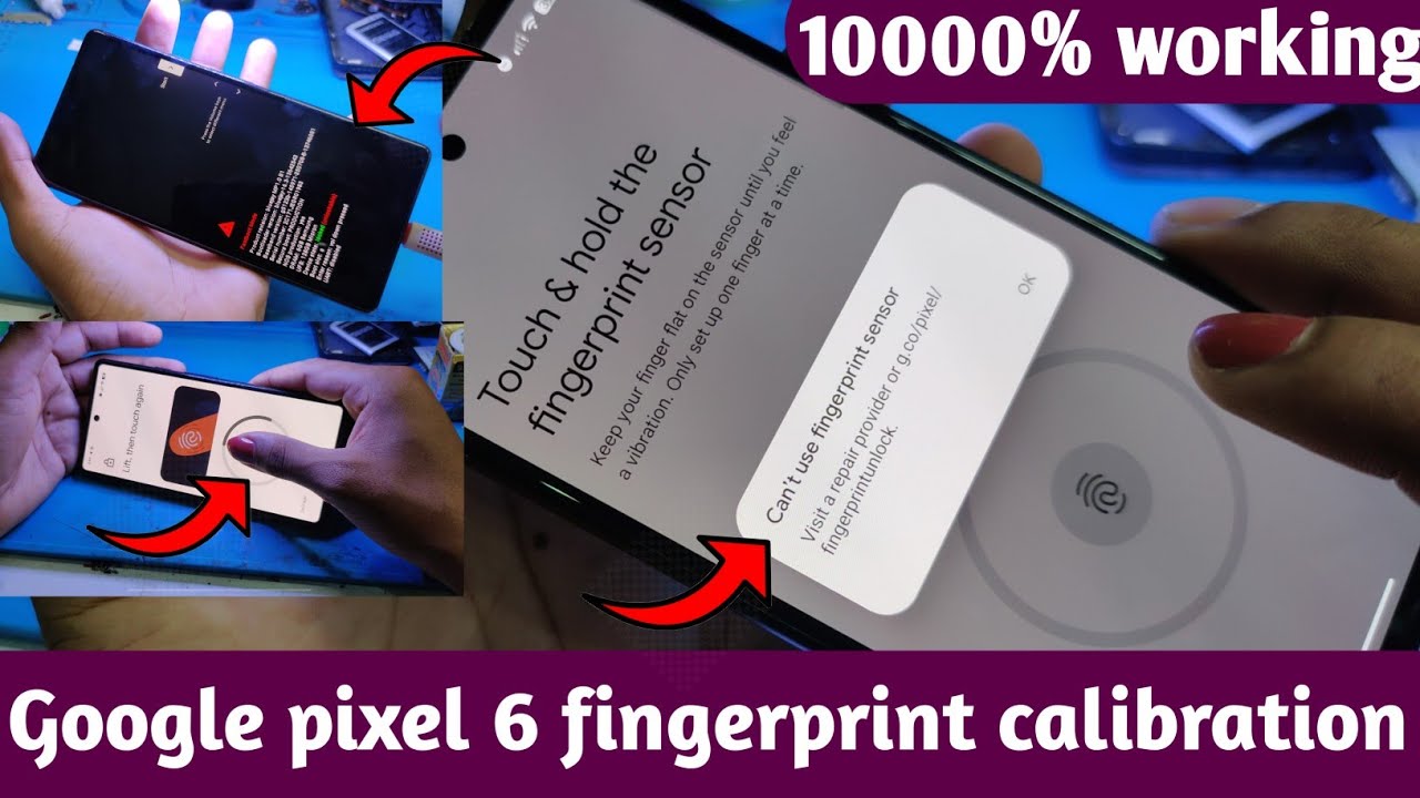 google pixel 6 fingerprint calibration 1000% working