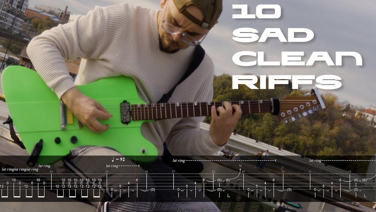 10 SAD RIFFS (with tabs)