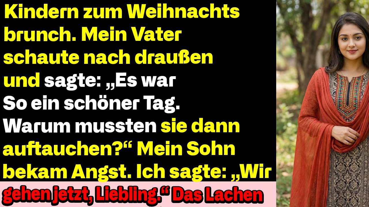 Ich kam mit meinen Kindern zum Festbrunch – Dad schaute raus und sagte