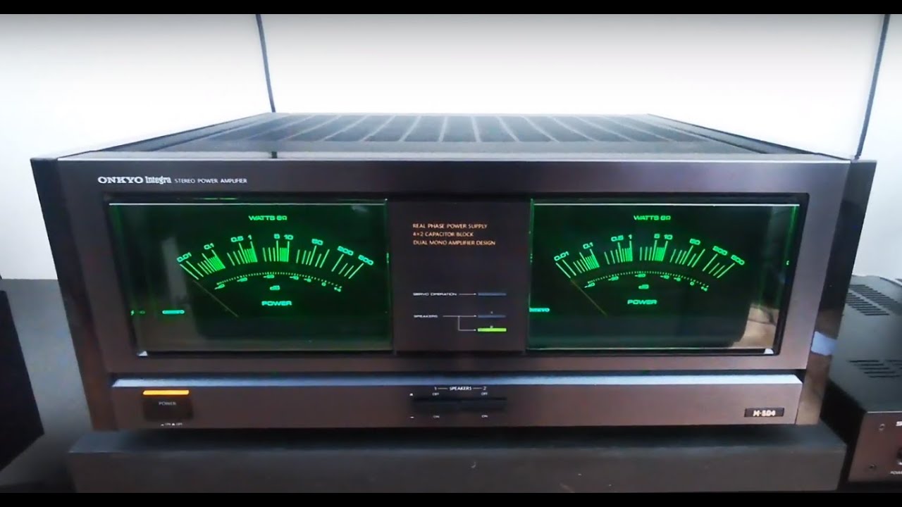 Onkyo M-504 Stereo Power Amplifier (1987-97)