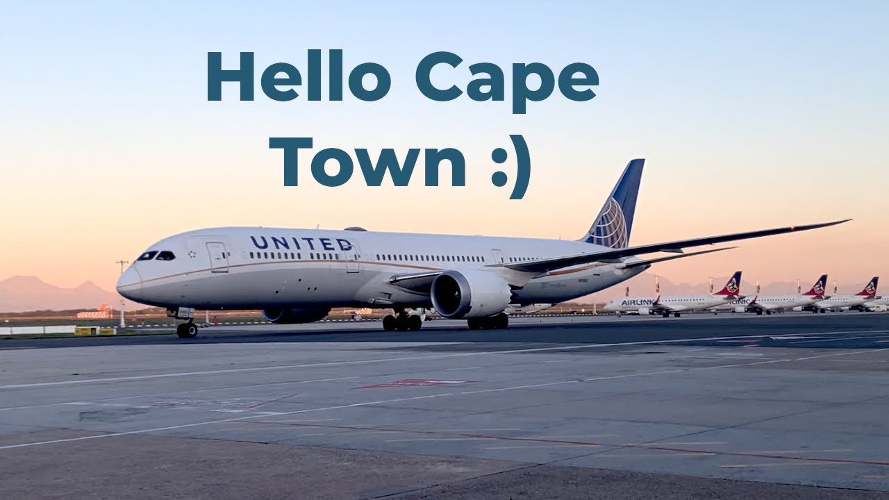 African Winter Flight from Johannesburg to Cape Town
