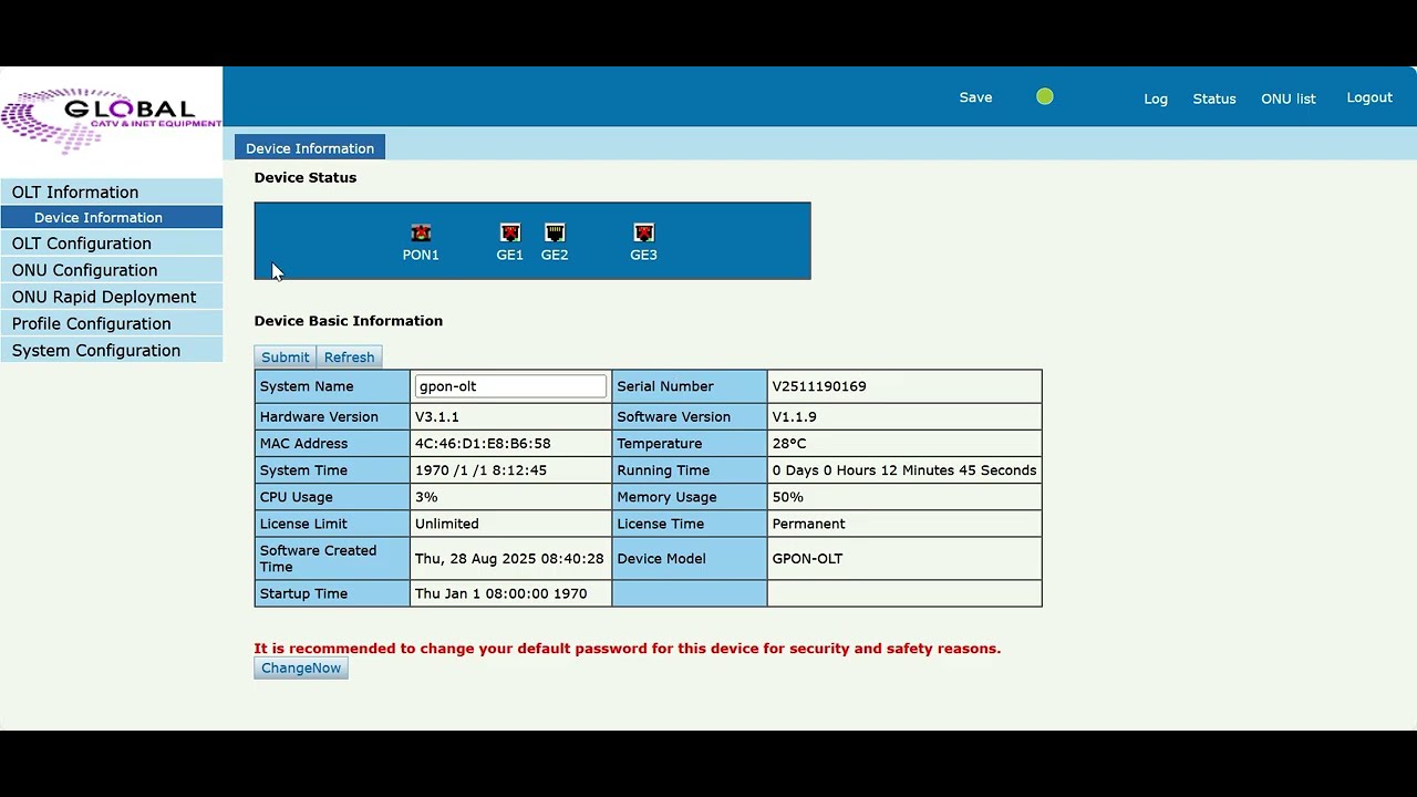 TUTORIAL SETTING OLT GPON Global / Vsol 1 Port Vlan & Tanpa Vlan dalam 1 Line Profile