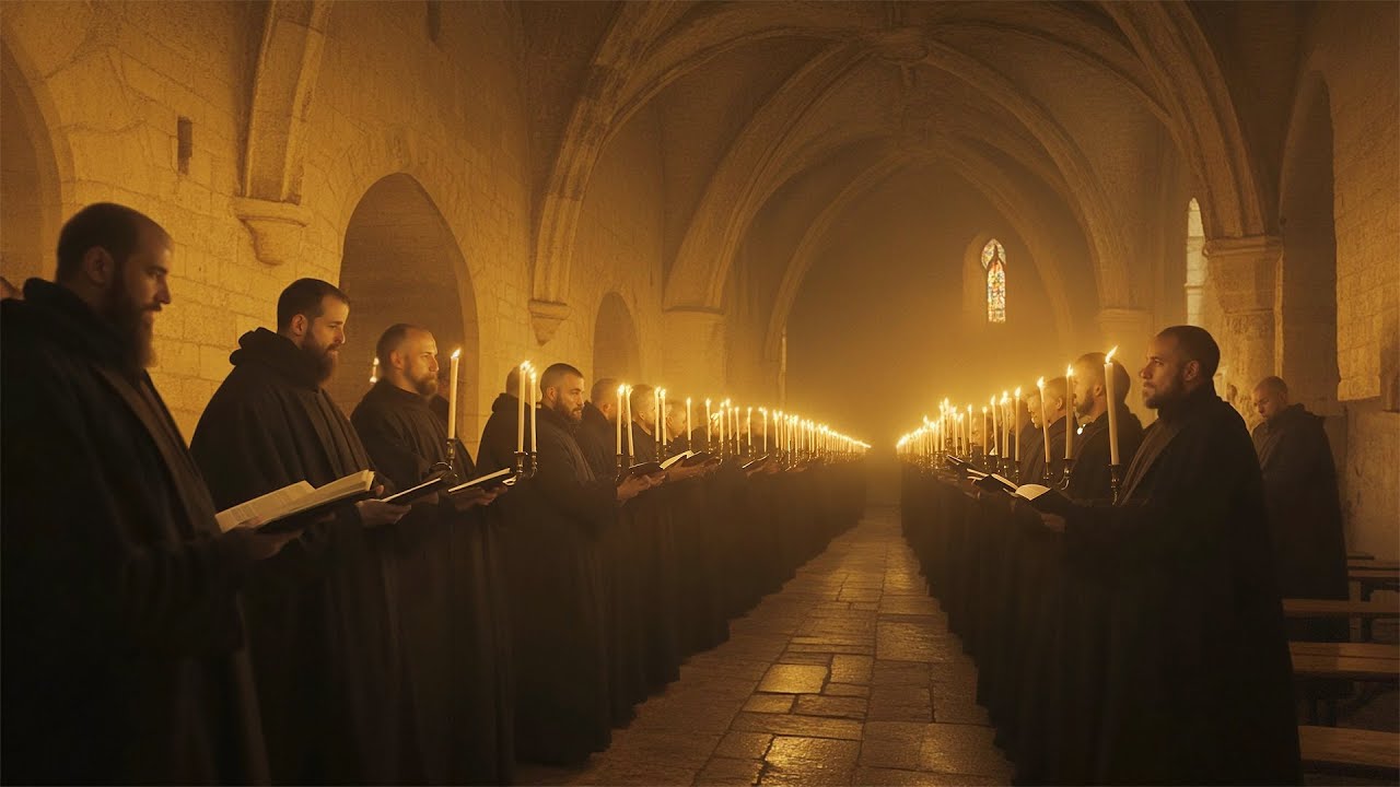 Gregorian Chants | Sacred Ambience | Prayer Mass of Catholic Monks in the Monastery