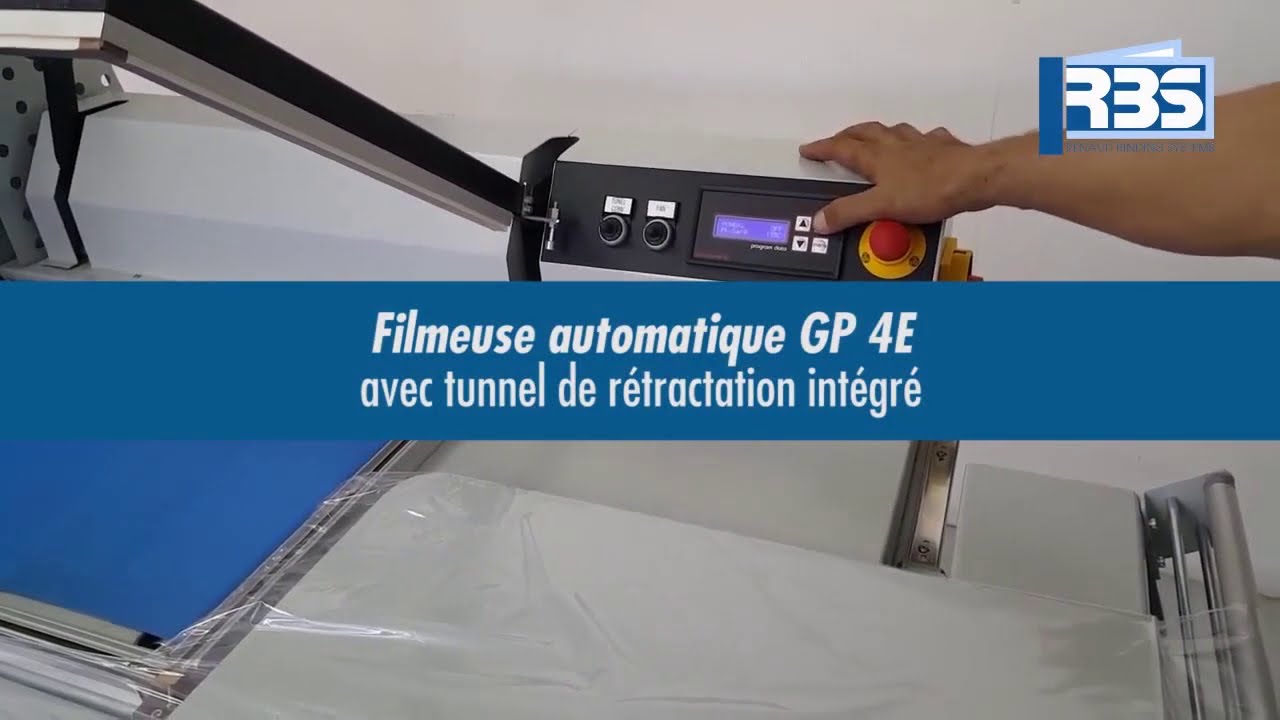 Filmeuse automatique avec tunnel de rétractation GP 4E