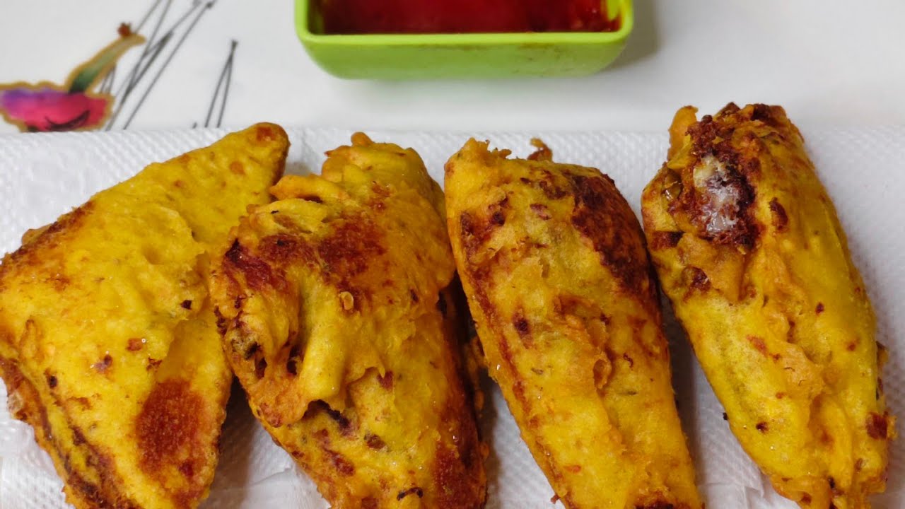 Ramadan Special Cheesy bread pakora 🤤 l Aloo stuffed with cheese bread pakora recipe 