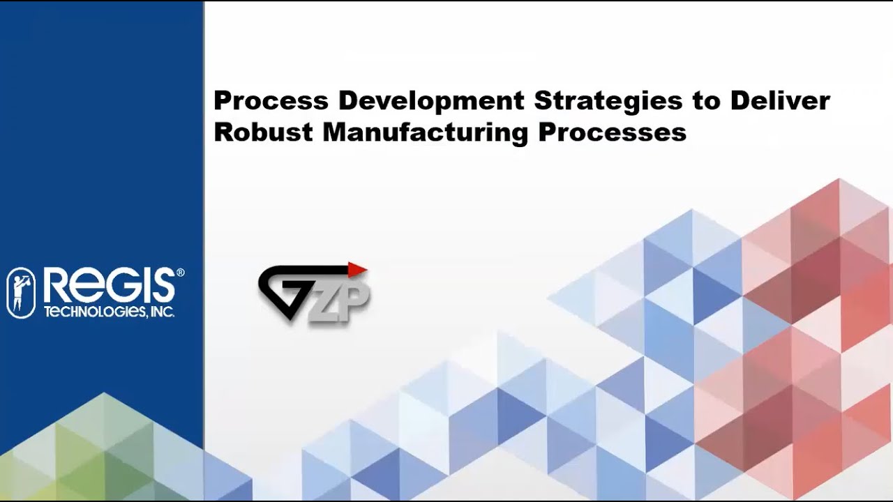 Process Development Strategies to Deliver Robust Manufacturing Processes
