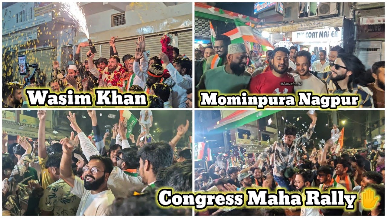 Mominpura Congress Maha Rally Nagpur | Congress Won NMC Elections | Nagpur Breaking News | Ata Jafri