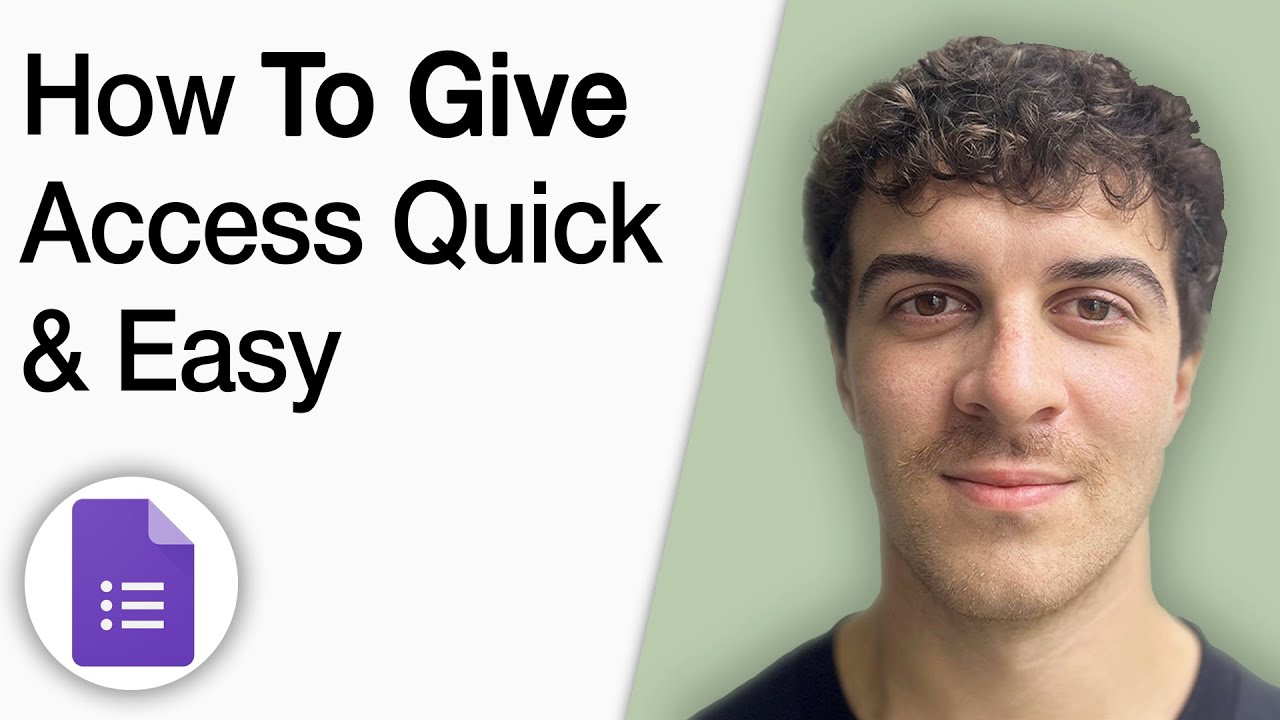 How to Give Access to Google Forms! Quick & Easy [2025 Full Guide]