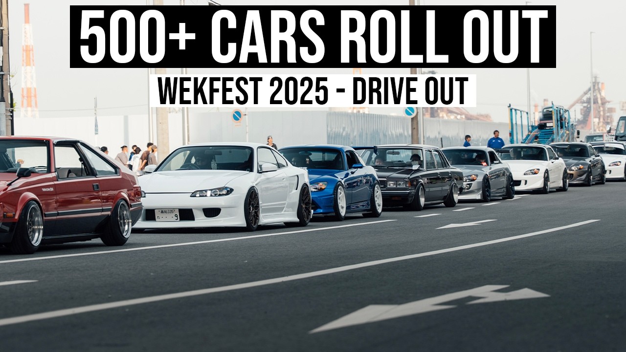 Wekfest Japan 2025 | 500+ Cars Leaving