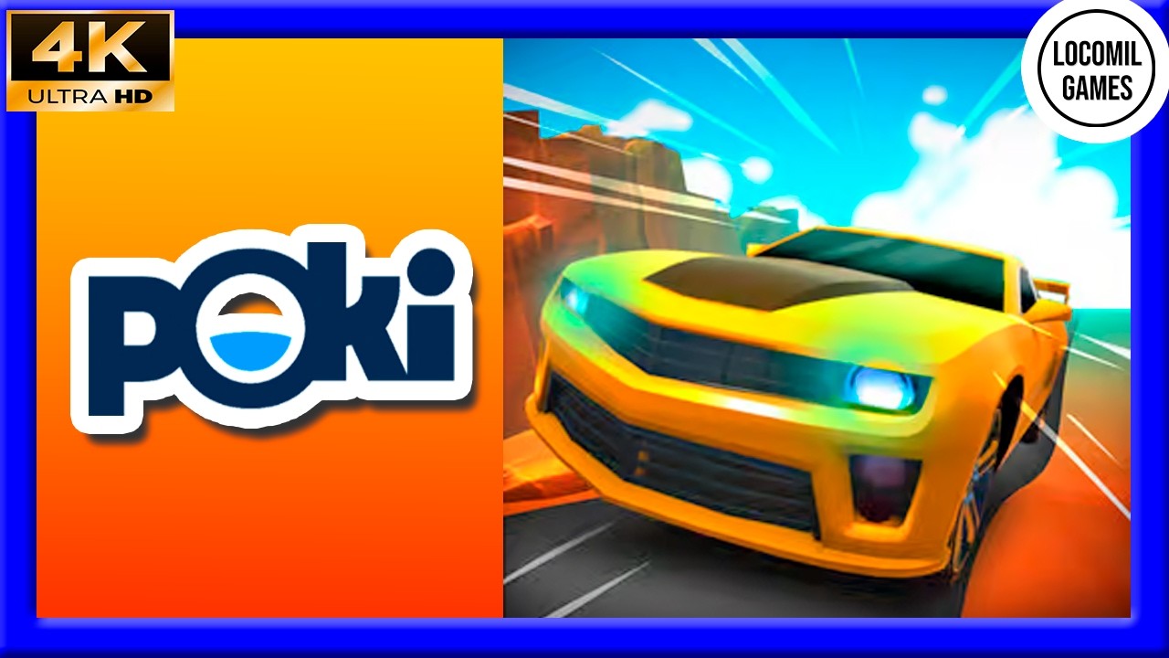 Poki Car Games - Stunt Car Extreme🔥 Car Racing Game Video