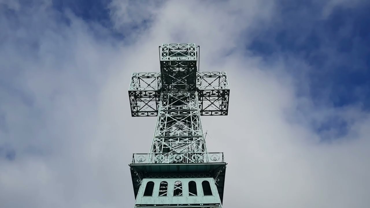 Stolberg Josephskreuz weltweit🌍größtes eisernes Doppelkreuz. Unter Einsatz meines Lebens 😮