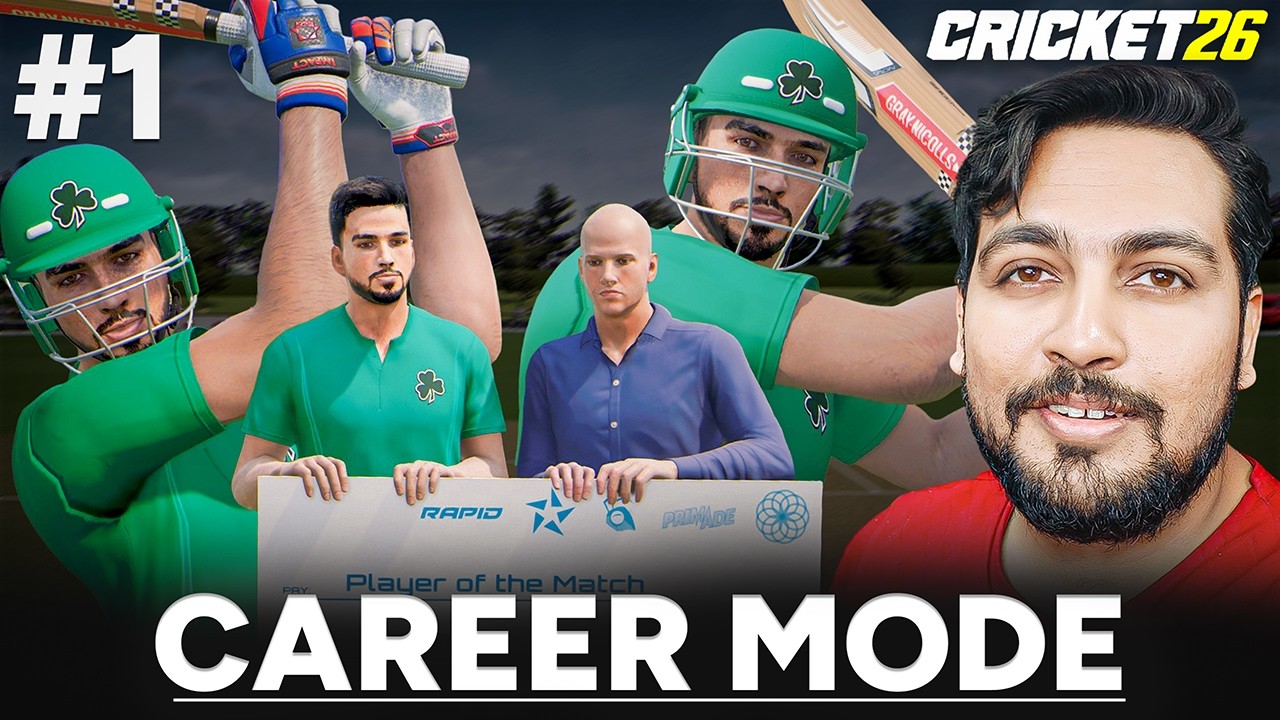 A New Era Begins! 🚀 Dream Debut In Cricket 26 Career Mode Episode 1 | RtxVivek