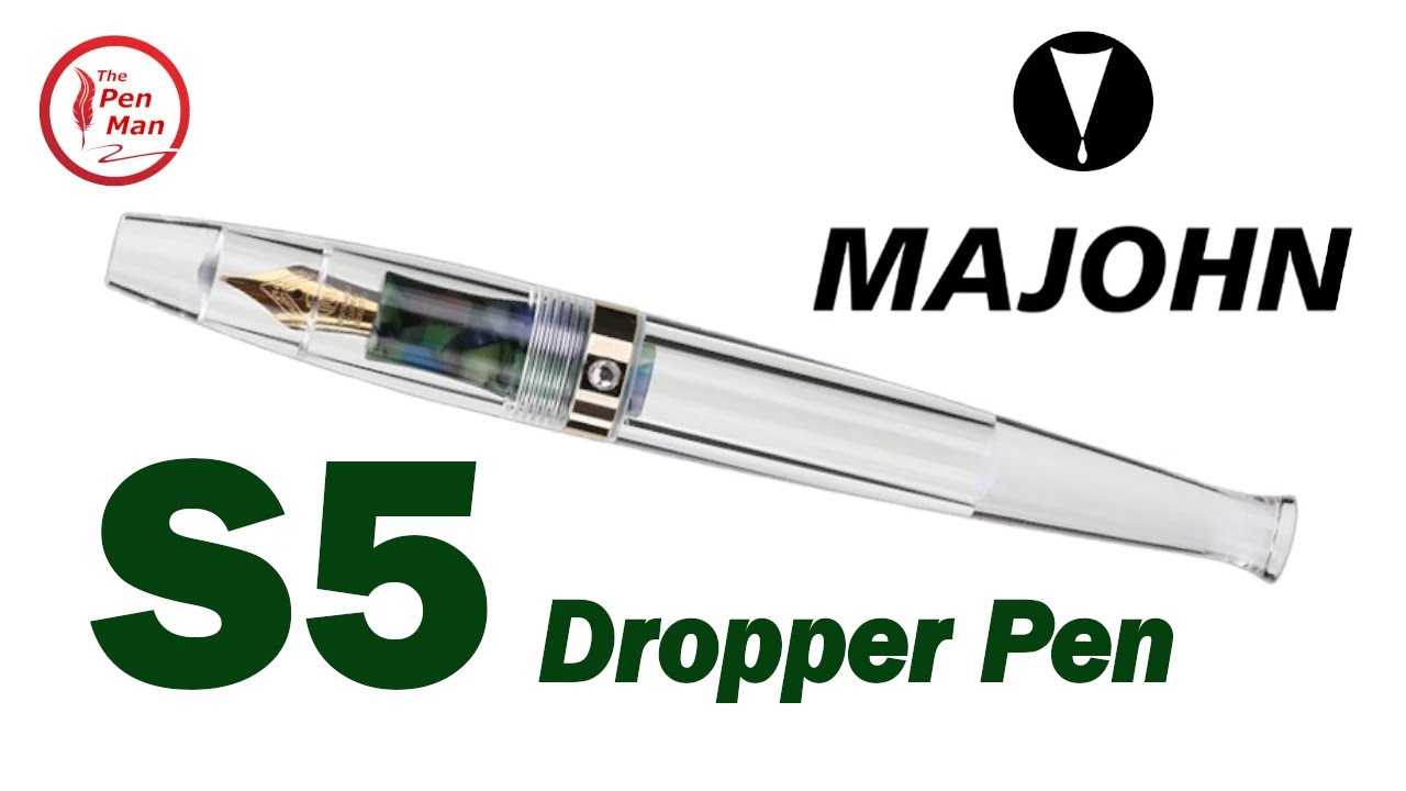 Majohn S5 Eyedropper Fountain Pen Review, Stylish and very functional