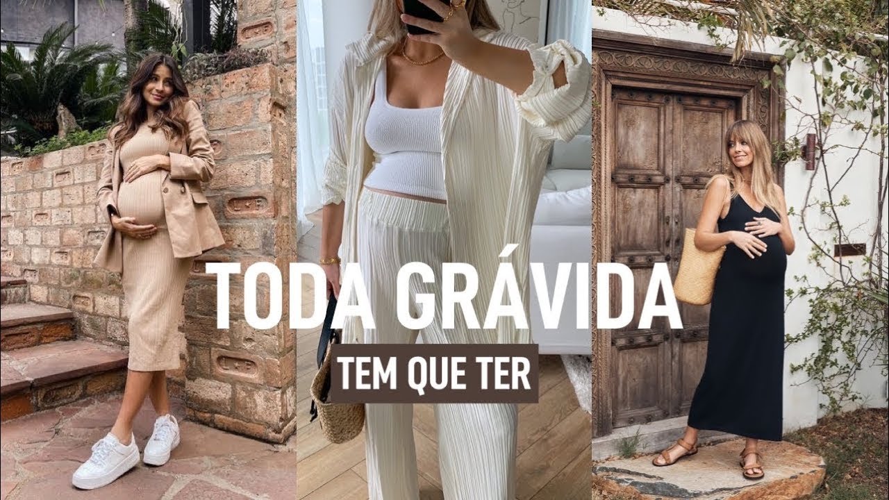 05 peças que você precisa ter para ser uma grávida estilosa - Viihrocha