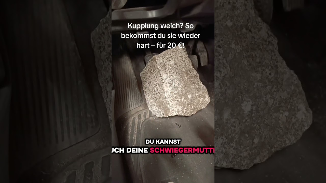 Kupplung weich? So wird sie wieder hart &ndash; f&uuml;r unter 20 &euro;! 🔧💸 #Shorts