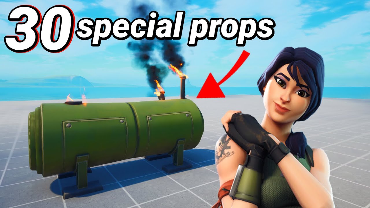 30 props with SPECIAL abilities! Fortnite Creative Tips & Tricks