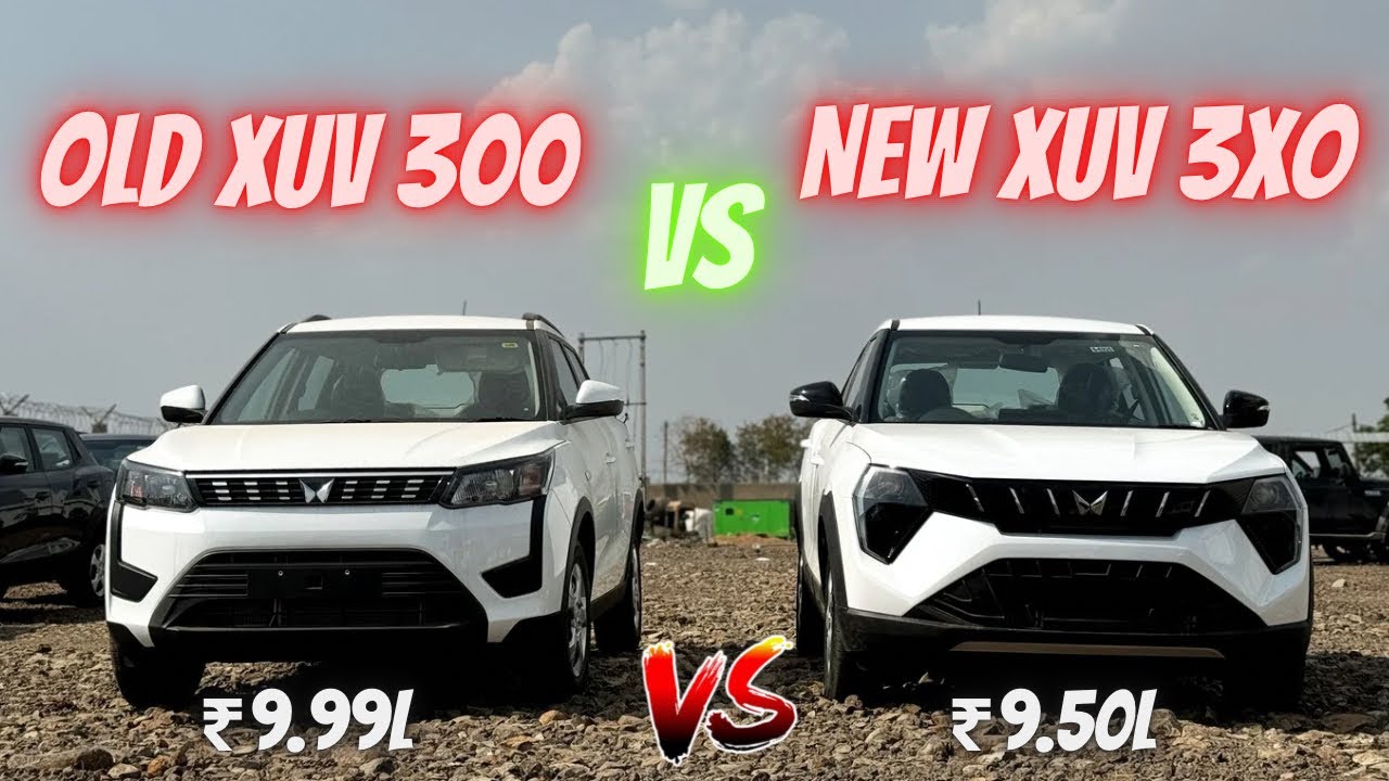 New XUV 3X0 vs Old XUV 300 Comparison | Mahindra XUV 3X0 Facelift 😍 |