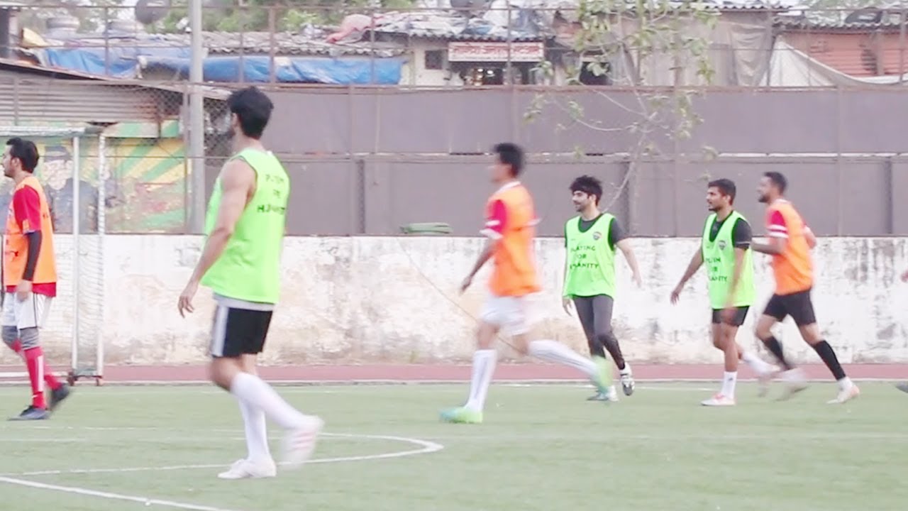 Aparshakti Khurana, Karan Wahi and Bunty Walia Spotted at Football Ground in Bandra
