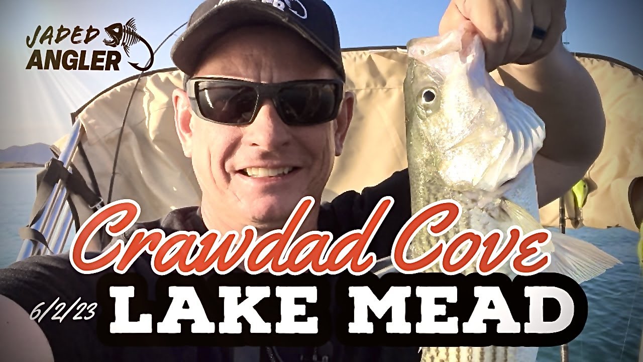 06/02/23 Crawdad Cove, Lake Mead, Nevada.  Fishing for Striped Bass and Smallmouth Bass!