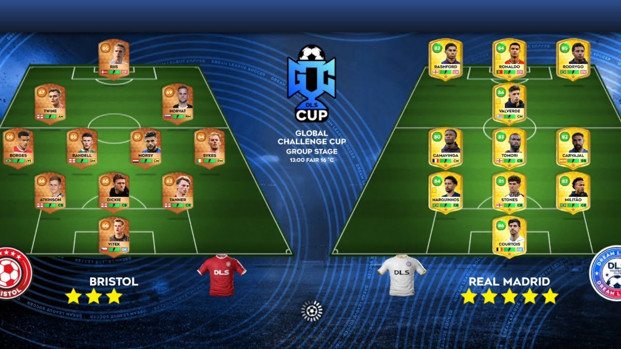 DLS26 REAL MADRID VS PSG vs BRISTOL